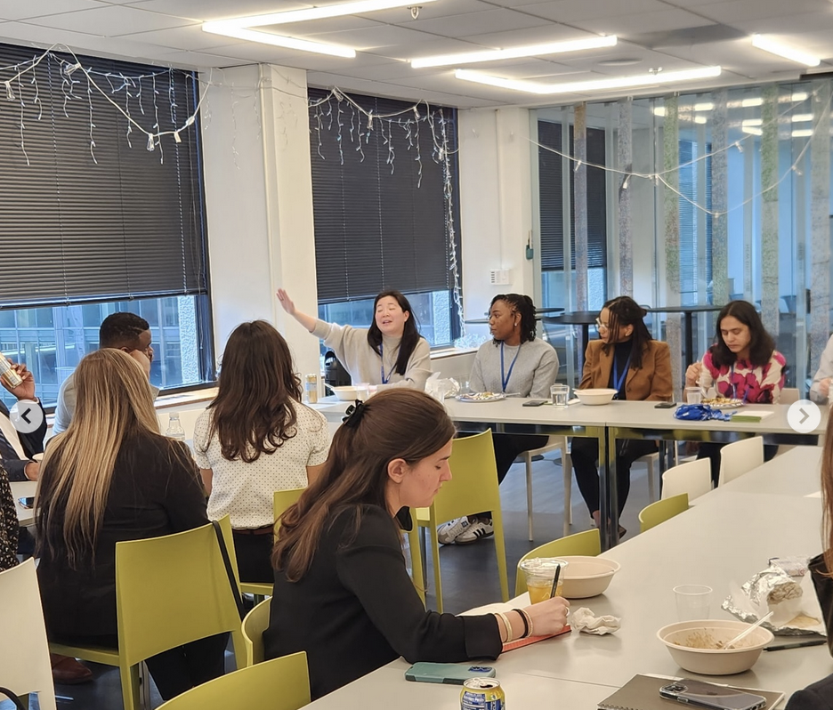 Attorneys speak at the Q&A session