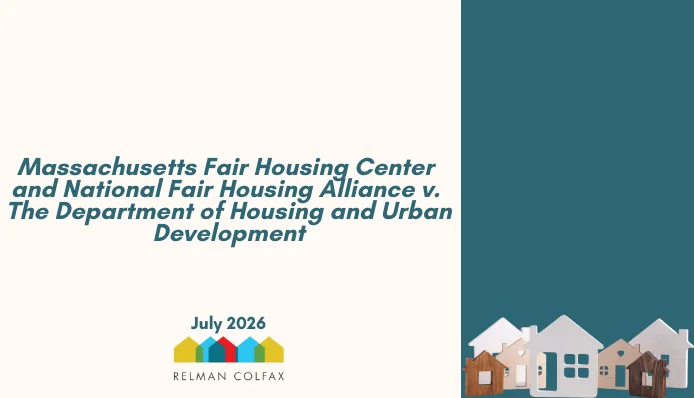 Massachusetts Fair Housing Center  and National Fair Housing Alliance v.  The Department of Housing and Urban Development